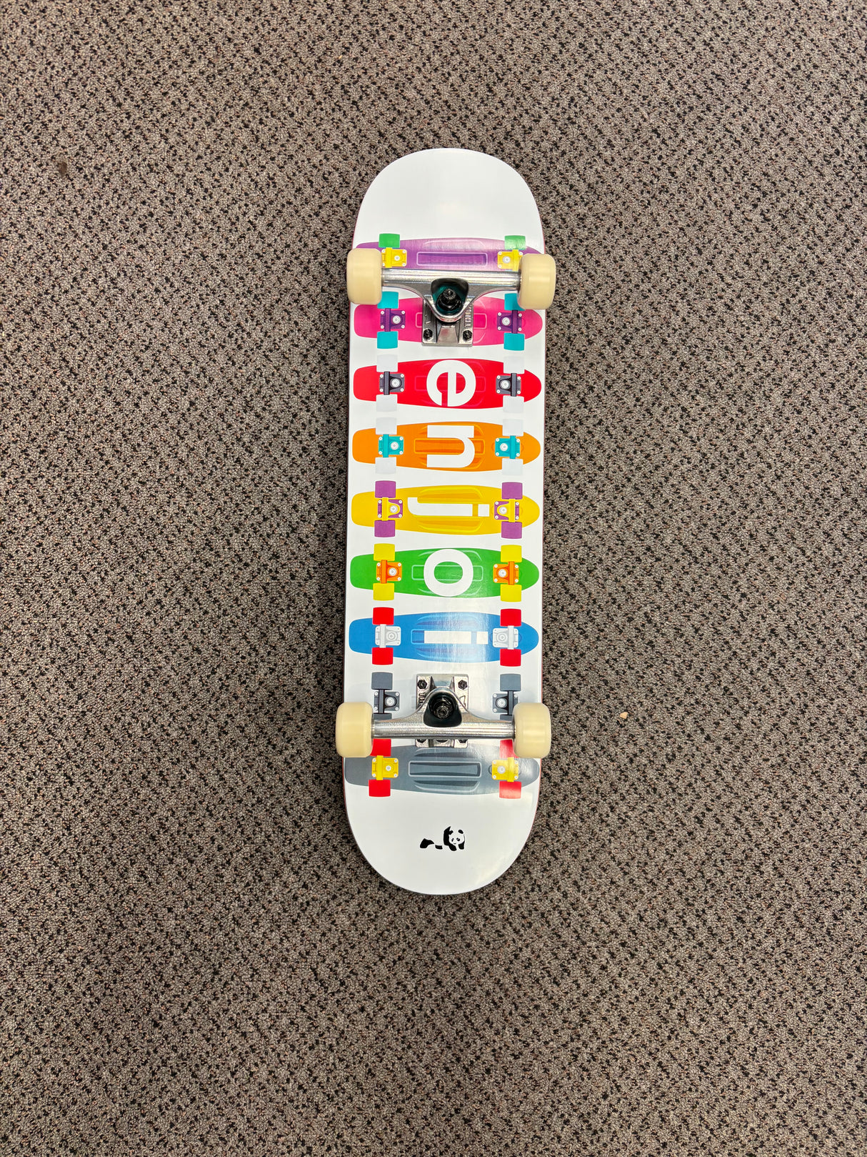 Enjoi Big Box Plastic Skateboard Complete 8.25"