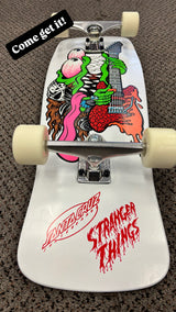 Santa Cruz X Stranger Things Meek Slasher Eddie Reveal 10.1" Skateboard Complete