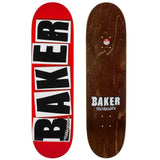 Baker Skateboard Brand Logo Black/Red Deck 8.475"