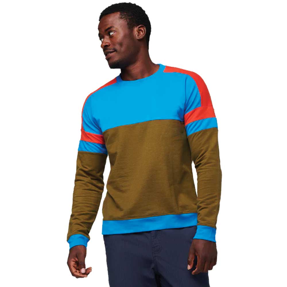 Cotopaxi Men's Bandera Organic Sweatshirt - Saltwater/Oak