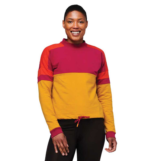 Cotopaxi Women's Bandera Sweatshirt - Raspberry/Amber