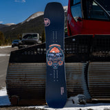 Never Summer Men's Benchmark Snowboard 2027 - top graphic