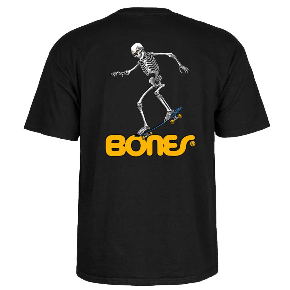 Powell Peralta Skateboarding Skeleton Short Sleeve T-Shirt Black 