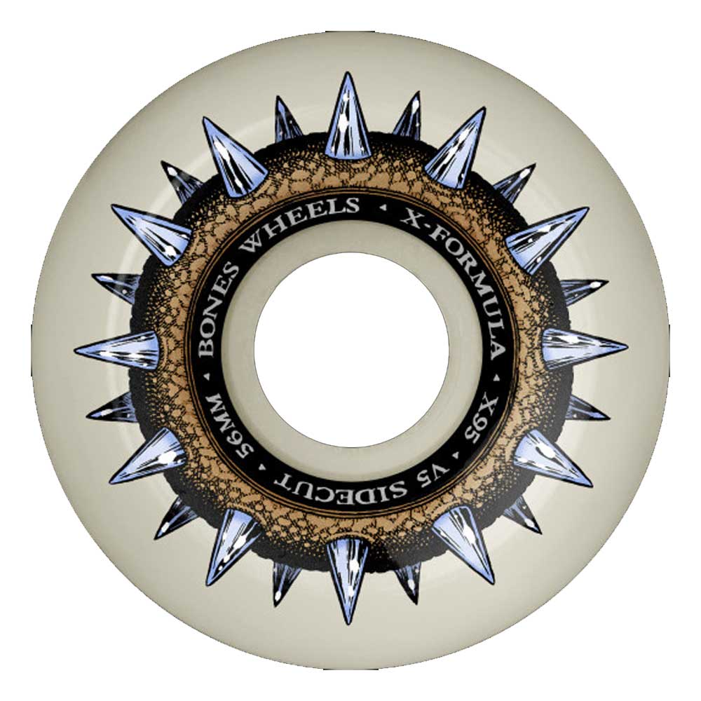 Bones 95a X-Formula Street Cleats V5 Sidecut Skateboard Wheels