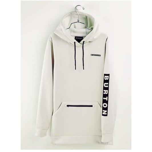 Burton Women's Oak Long Pullover Hoodie - Stout White