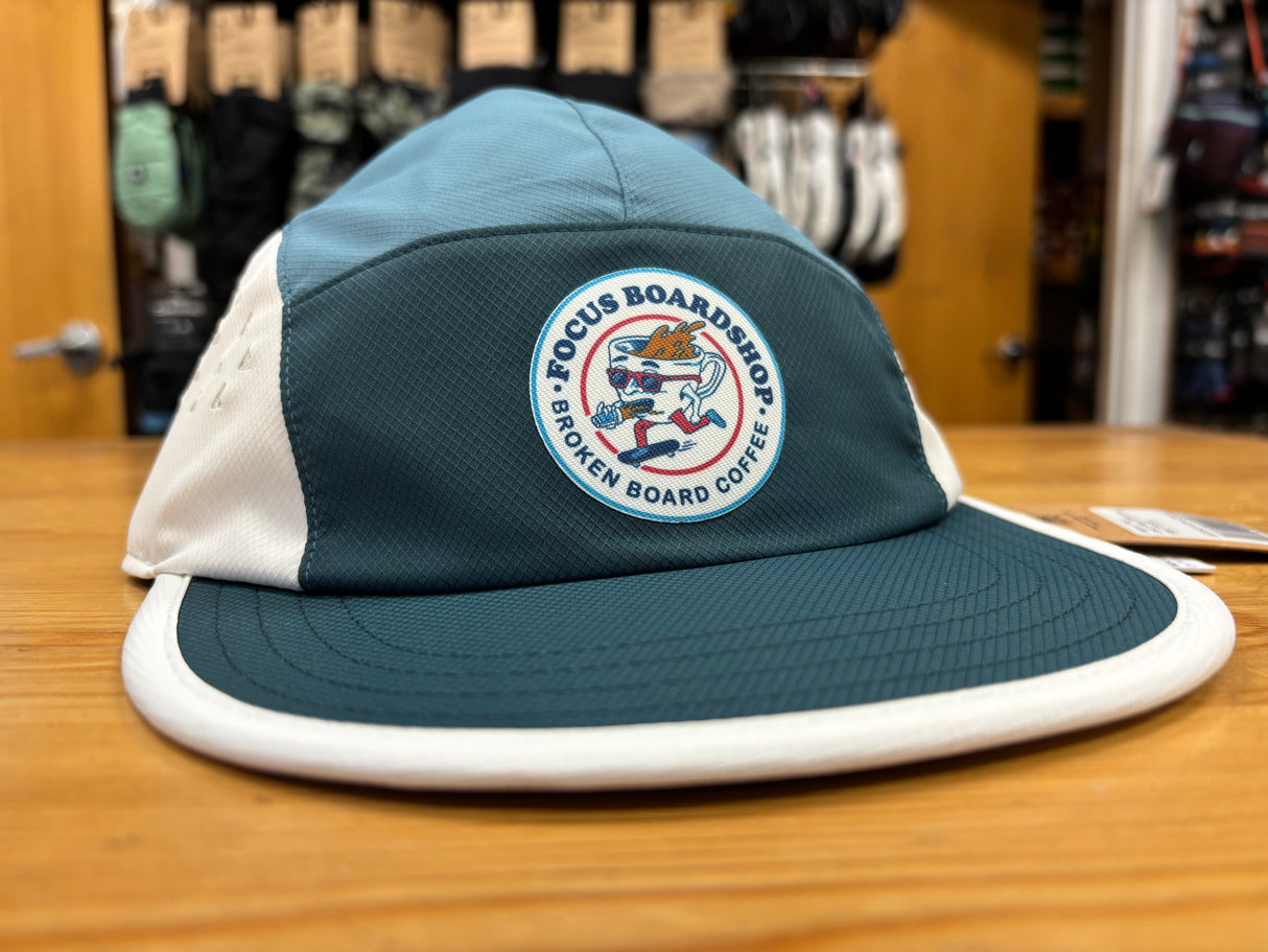 Coal X Focus X Broken Provo UPF Tech 5 Panel Cap