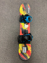 Pre owned Burton Grom 110cm & Union Cadet Bindings