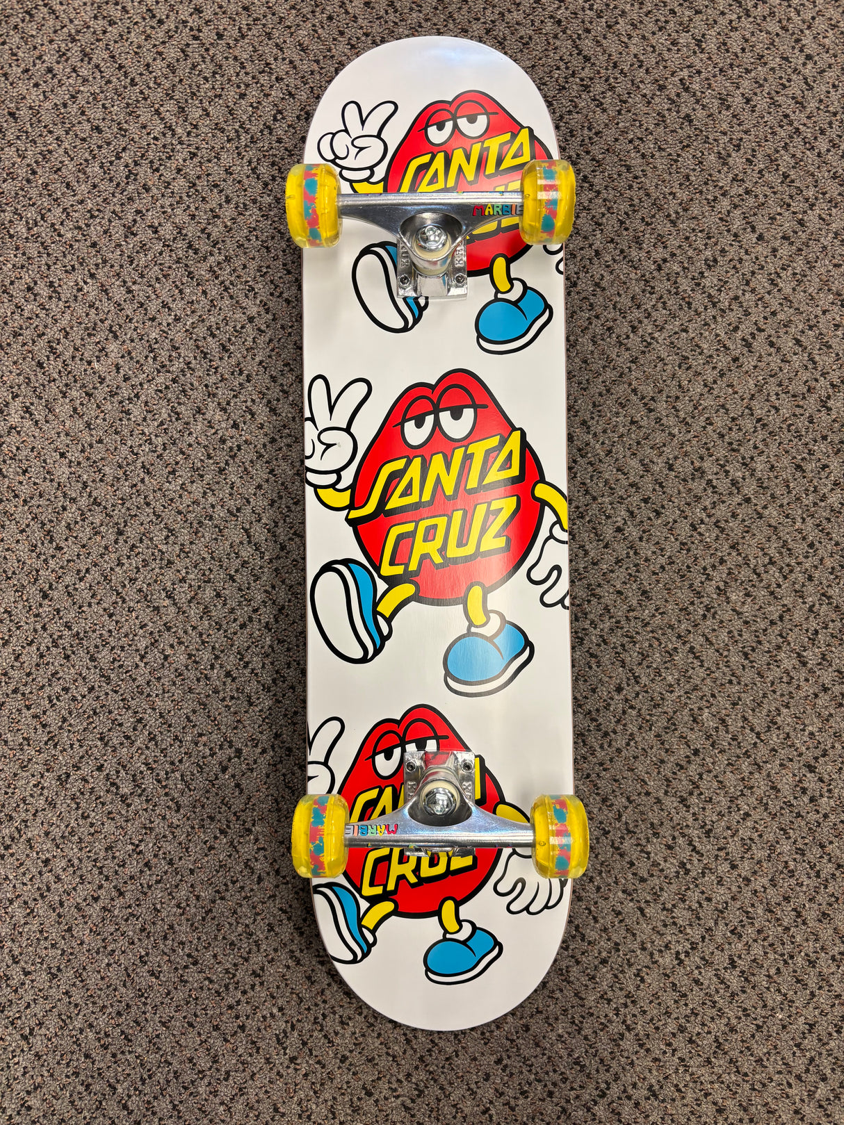 Sale Skate Santa Cruz Dot Guy Skateboard Deck 8.0" Complete