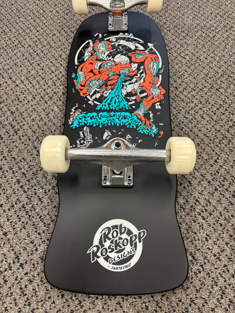 Shop Santa Cruz Roskopp Four Reissue Skateboard Complete 10.21"