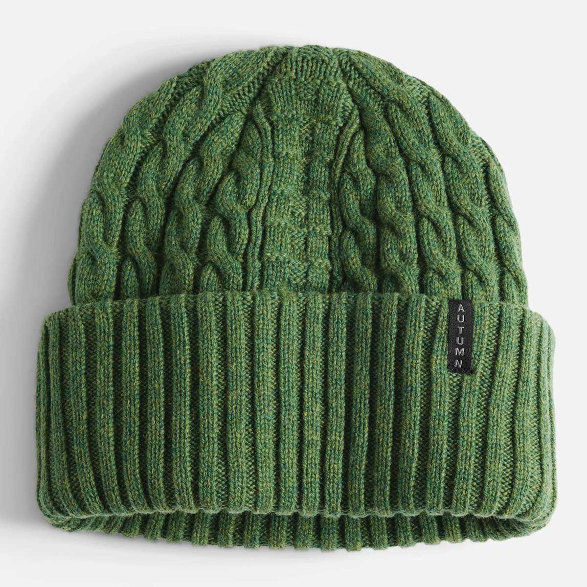 Autumn Cable Knit Wool Beanie