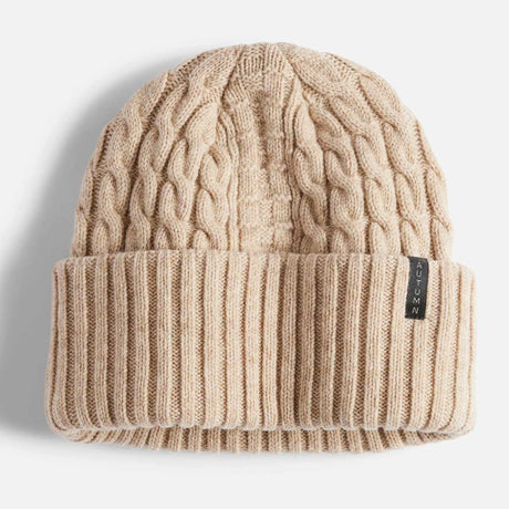 Autumn Cable Knit Wool Beanie