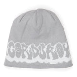 Corduroy Checkmate Beanie - White