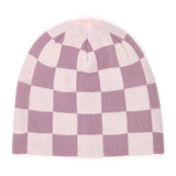 Corduroy Checkmate Beanie - Pink