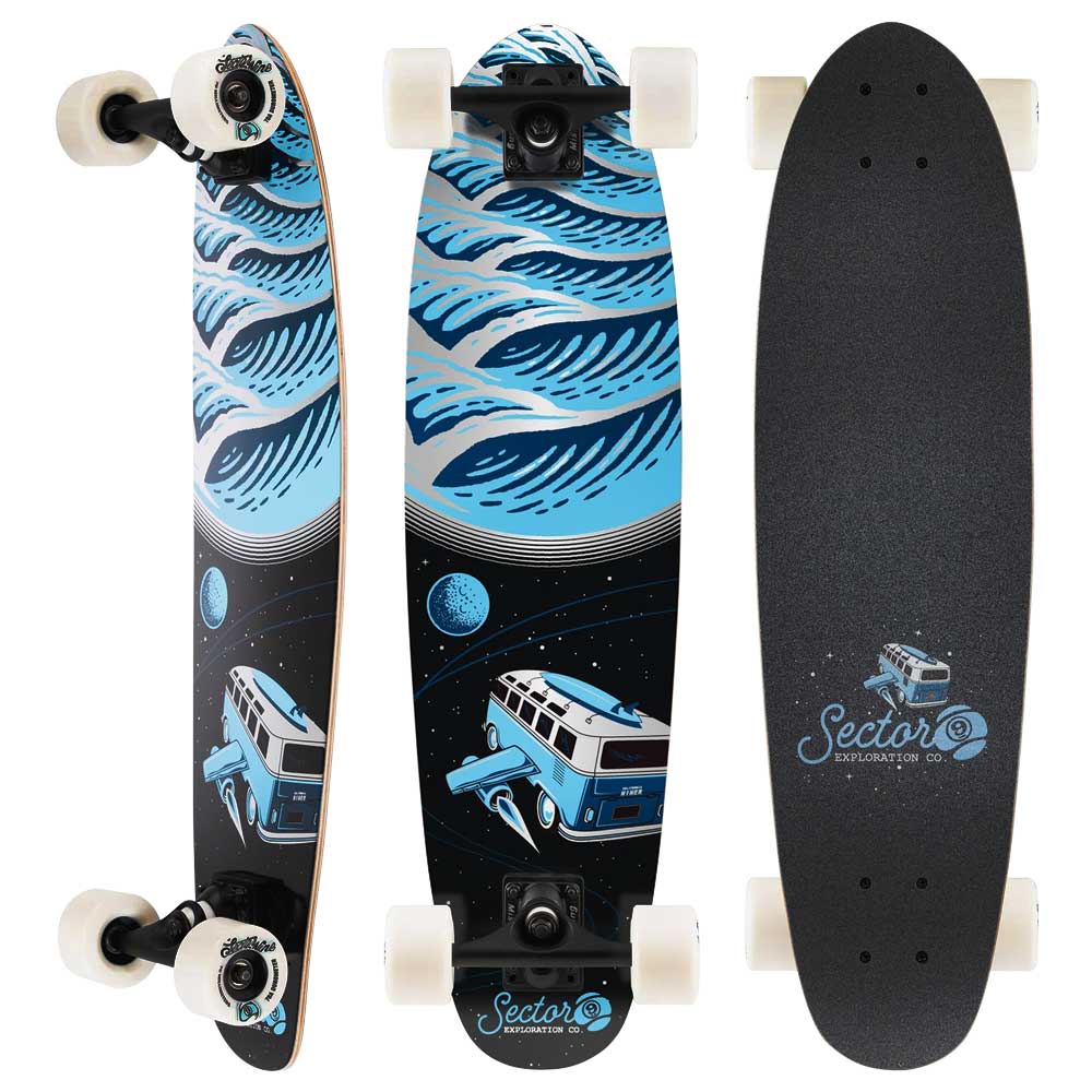 Sector Nine Cosmic Crusher Cruiser Skateboard Complete – Focus