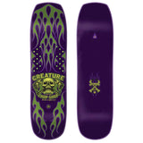 Creature Chop Shop Flame Shaped Skateboard Deck 8.5"