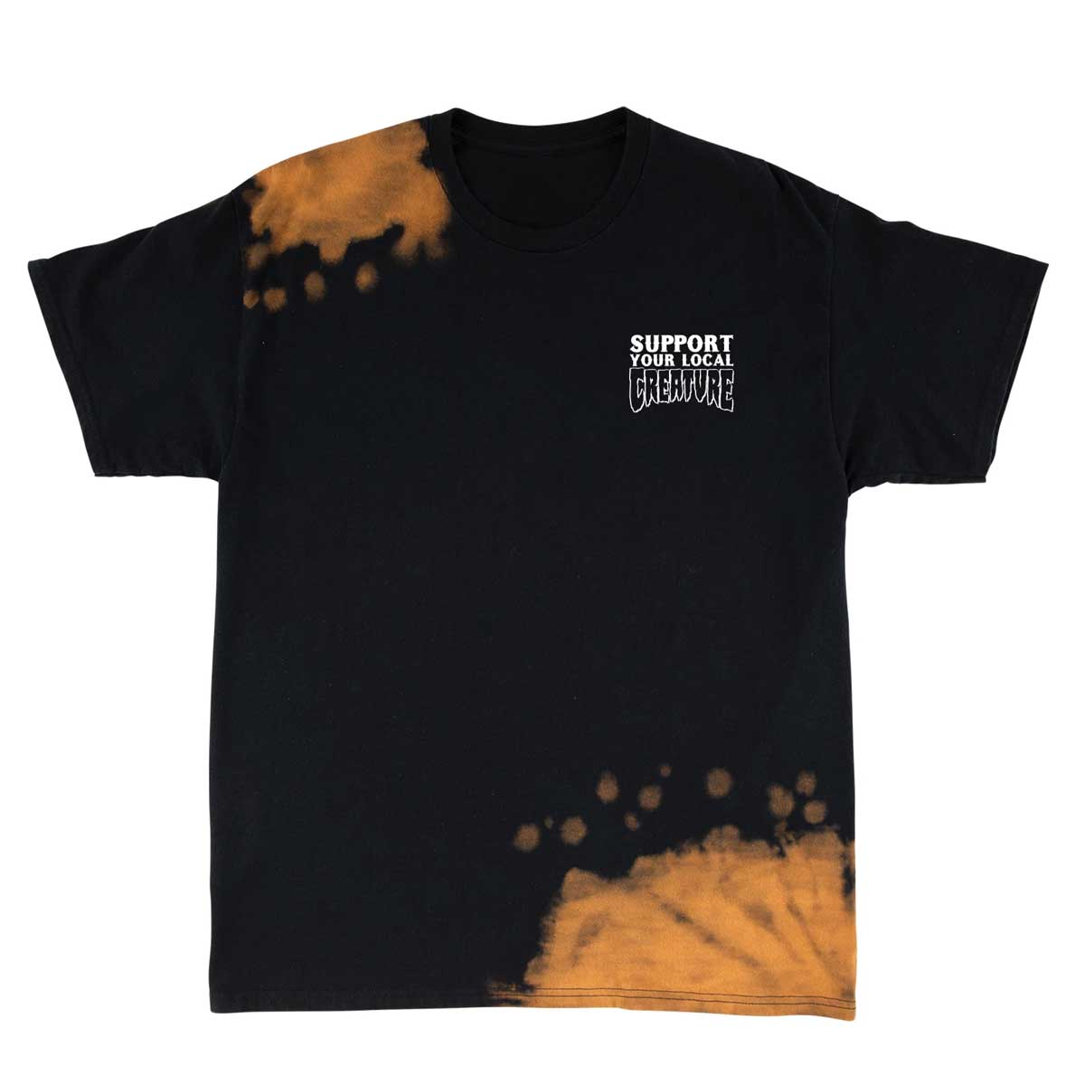 Creature Bonehead Flame Wash Short Sleeve Heavyweight T-Shirt