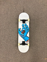 Santa Cruz Skateboard Screaming Hand Skateboard Complete 8.25"