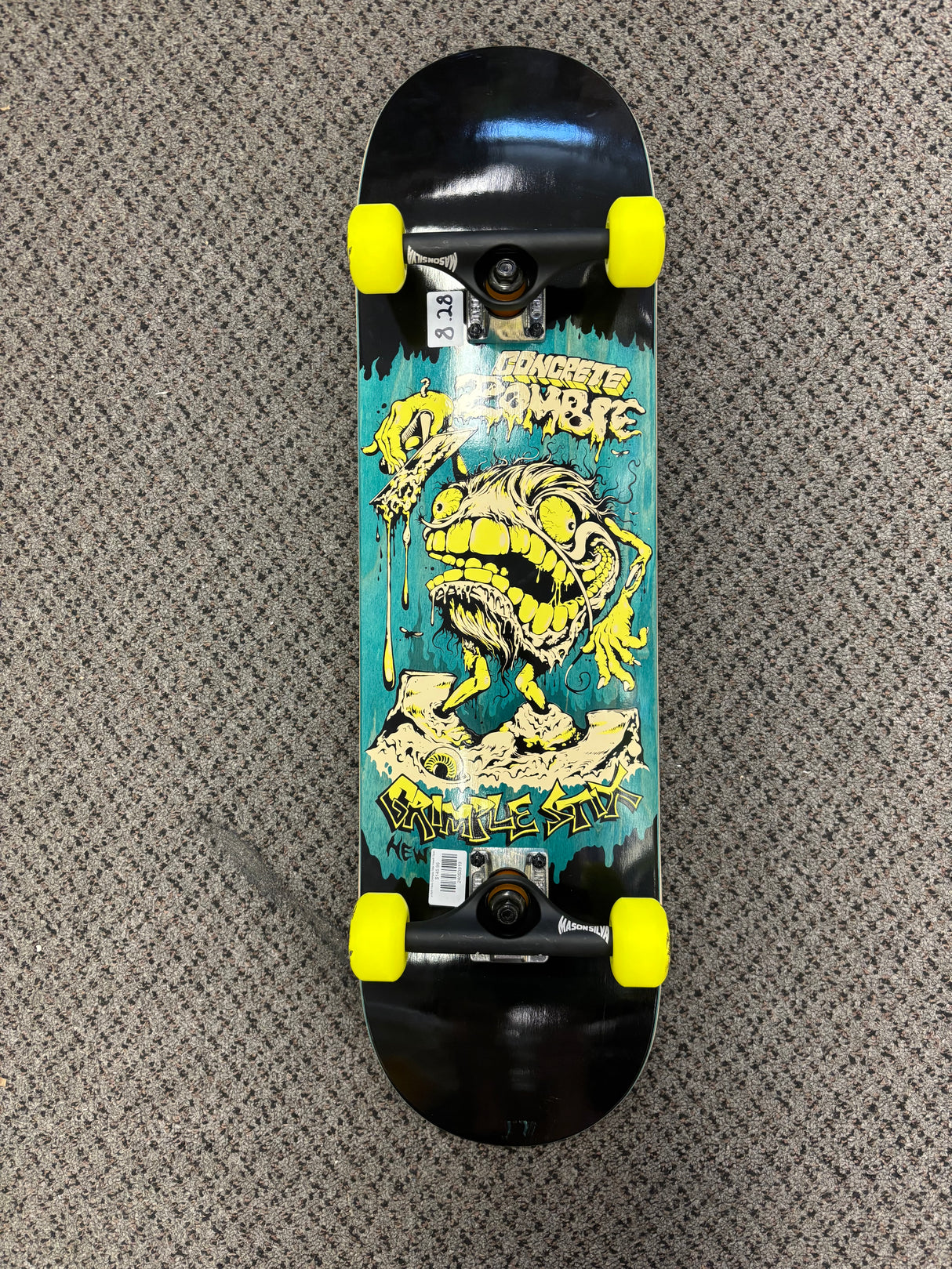 Sale Anti Hero Grimple Stix Hewitt Spaced Out Skateboard Complete 8.28"