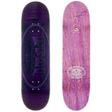 Real Team DBX Oval Purple Foil Skateboard Deck 8.38"