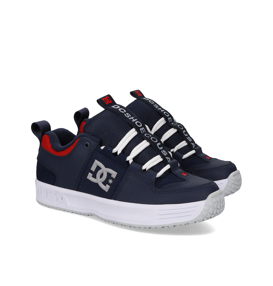 DC Lynx OG Skate Shoes Navy/Red – Focus Boardshop