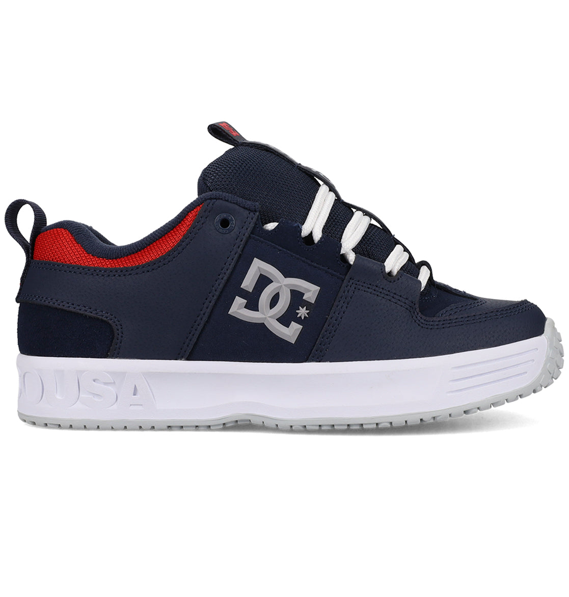 DC Lynx OG Skate Shoes Navy/Red