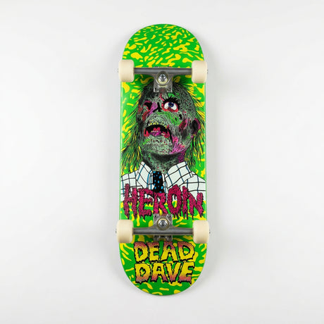 Heroin Dead Dave Dead Head Skateboard Complete 10.1"