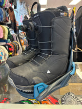 Pre Owned Burton Ruler Step On Snowboard Boot Size 9 & Burton Reflex Step On Binding Medium