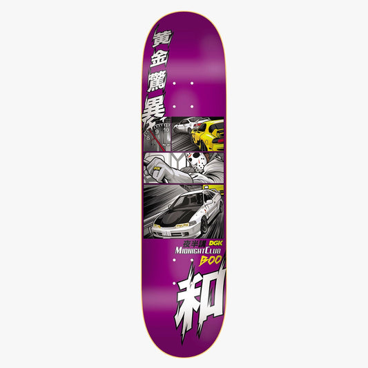 DGK Midnight Club Boo Skateboard Deck 8.5"