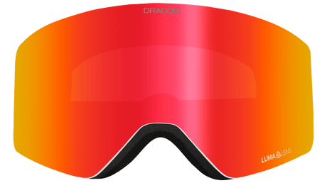 Dragon R1 OTG Snowboard Goggles 2025 - Icon/Lumalens Red Ion + Bonus Lens Lumalens Light Rose