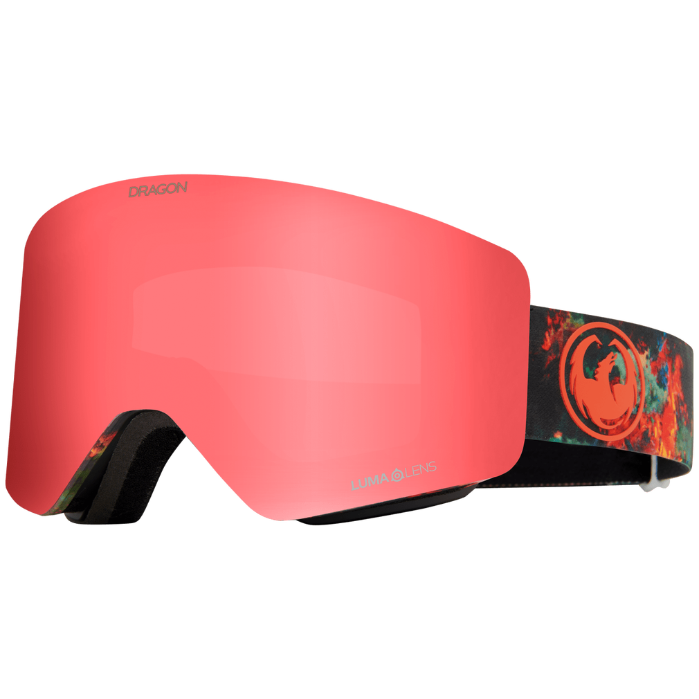 Dragon R1 OTG Snowboard Goggles 2025 - Predator/Lumalens Midnight + Bonus Lens Lumalens Light Rose