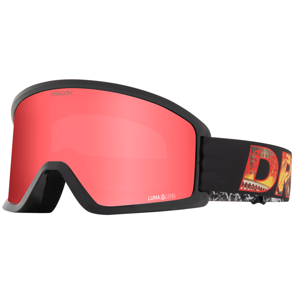 Dragon DX3 Plus OTG Snowboard Goggles 2025 - Klash/Lumalens Silver Ion + Bonus Lens Lumalens Rose