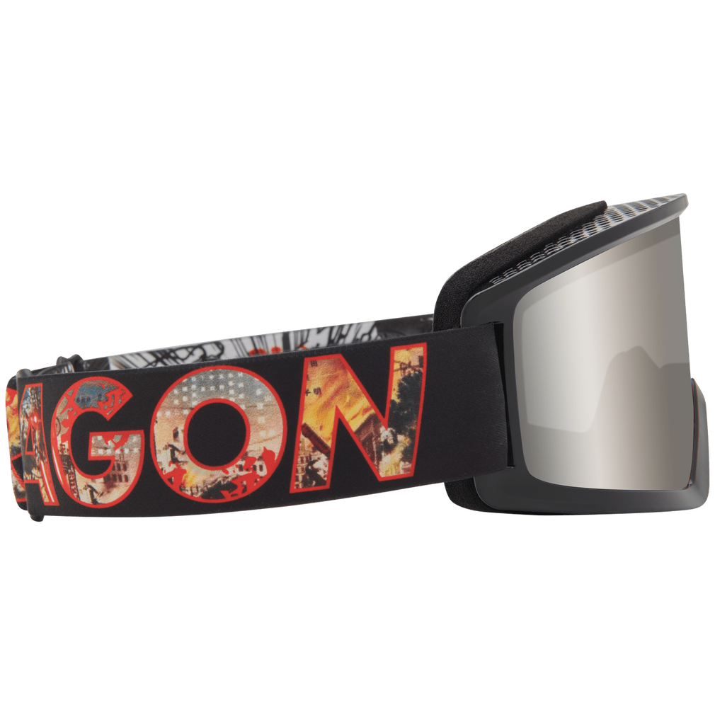 Dragon DX3 Plus OTG Snowboard Goggles 2025 - Klash/Lumalens Silver Ion + Bonus Lens Lumalens Rose