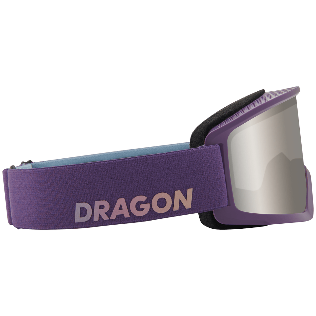 Dragon DX3 Plus OTG Snowboard Goggles 2025 - Deep Plum/Lumalens Silver Ion + Bonus Lens Lumalens Violet