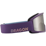 Dragon DX3 Plus OTG Snowboard Goggles 2025 - Deep Plum/Lumalens Silver Ion + Bonus Lens Lumalens Violet