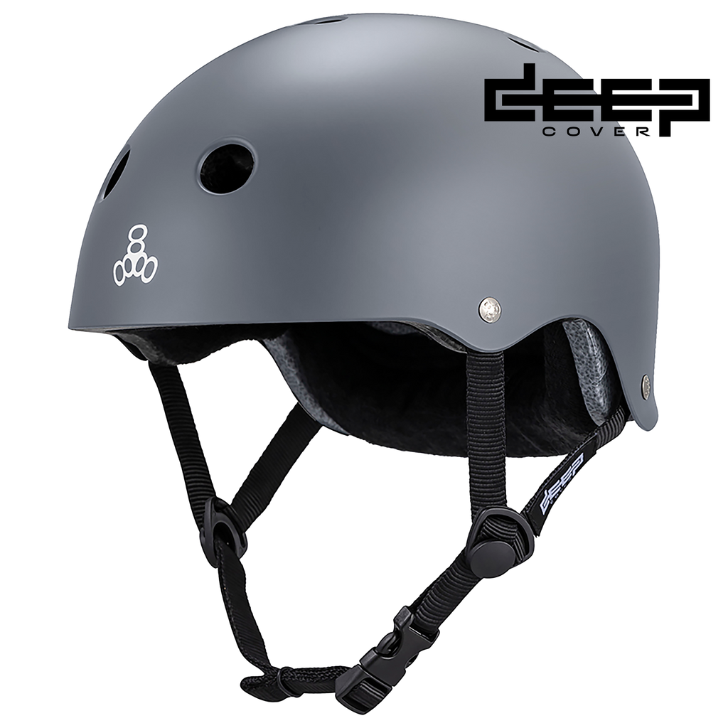Triple 8 Deep Cover Certified Skateboard Helmet