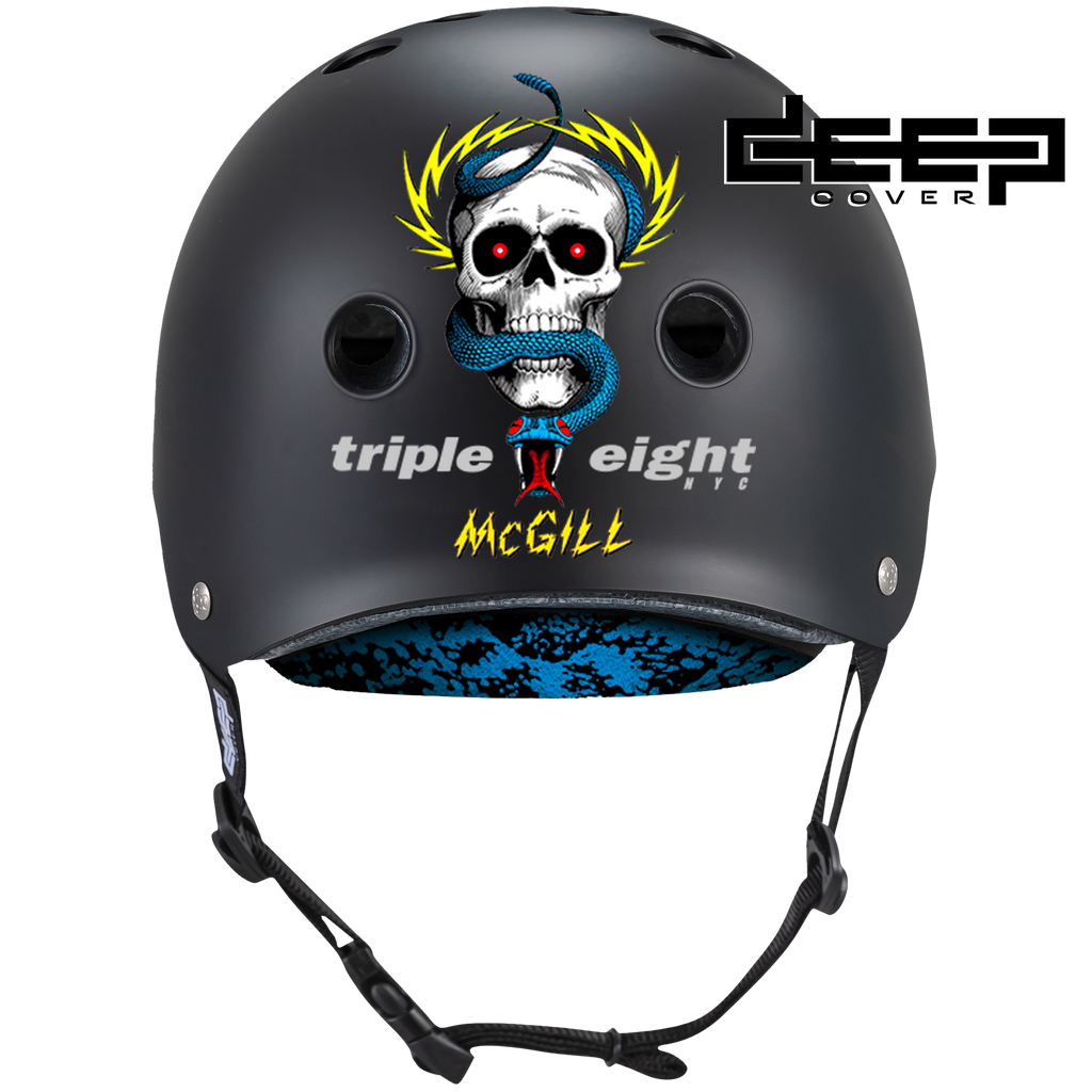 Triple 8 Deep Cover Certified Skateboard Helmet