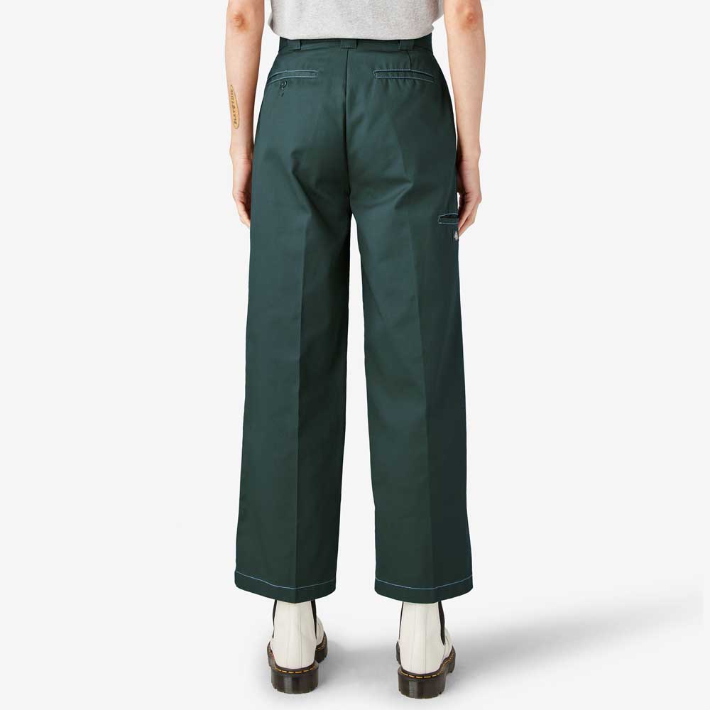 Dickies Women's Relaxes Double Knee Pant- Reflecting Pond
