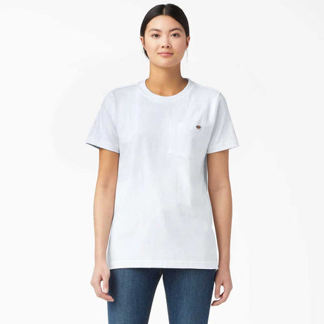 Dickies Women's Heavyweight Short Sleeve Pocket T-Shirt