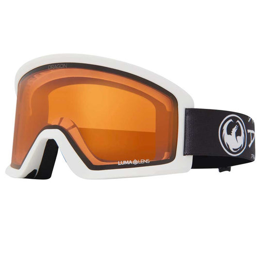 Dragon DX3 OTG Snowboard Goggles - White/Lumalens Amber