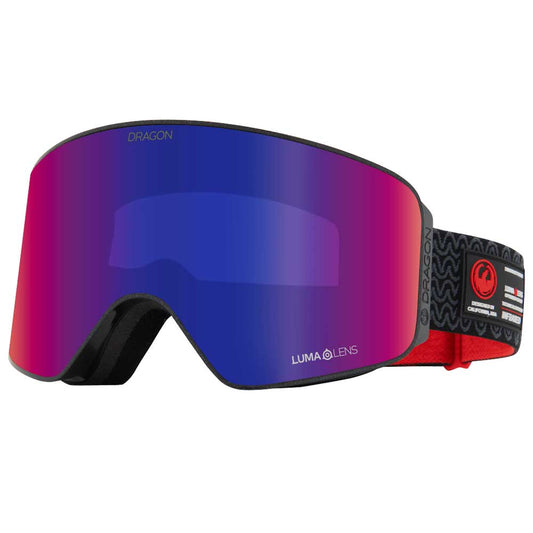 Dragon NFX Mag OTG Infrared Snowboard Goggles - Obsidian/Lumalens Solace + Bonus Lumalens Violet Lens