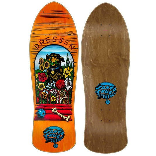 Santa Cruz Dressen Reissue Skateboard Deck 9.5"