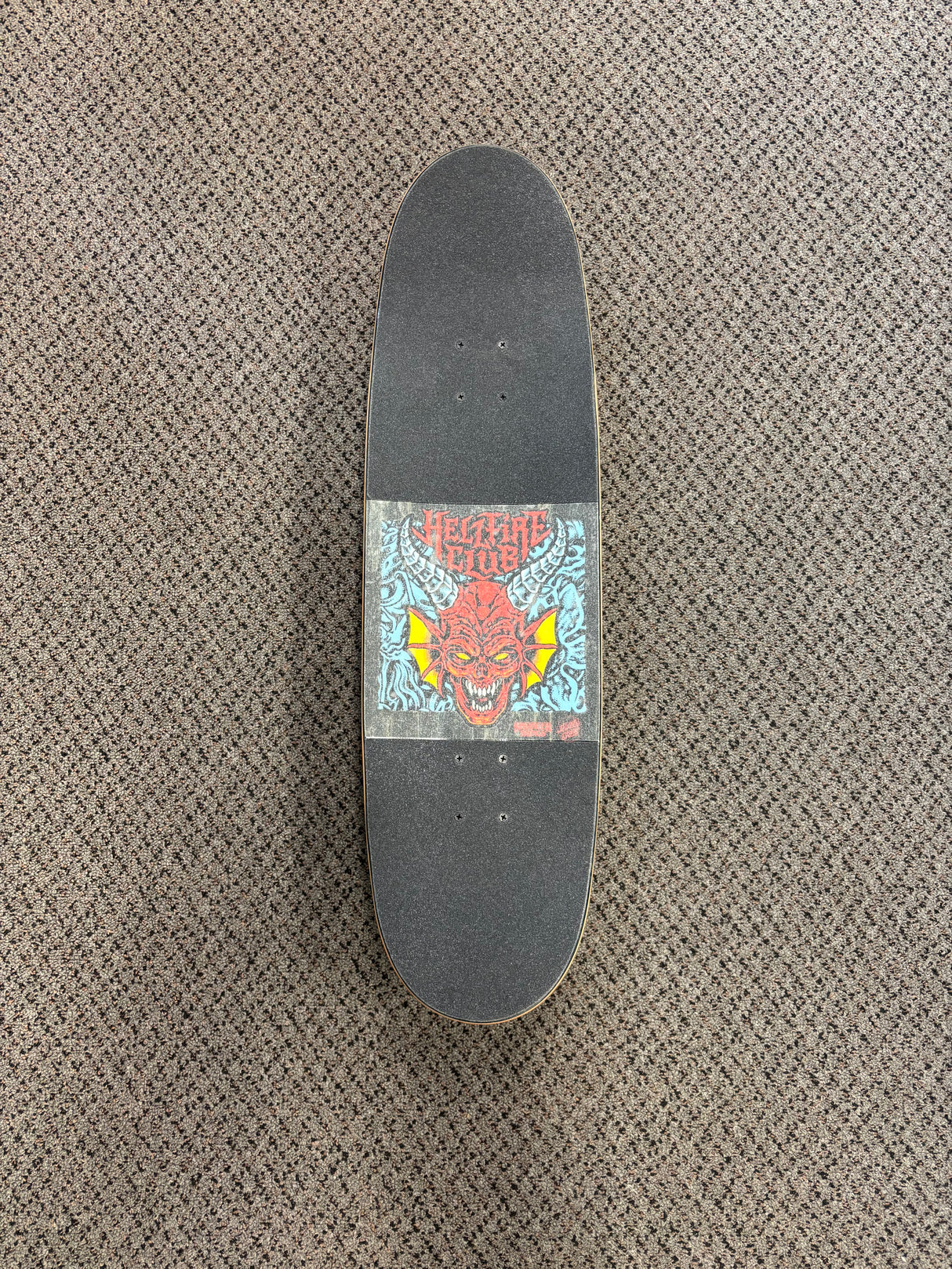 Santa Cruz Skateboards X Stranger Things Hellfire Club Flames 9.00" Skateboard Complete