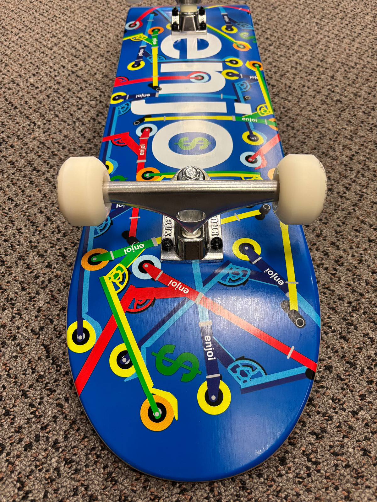 Enjoi Big Box Scooters R7 Skateboard Complete 8.0"