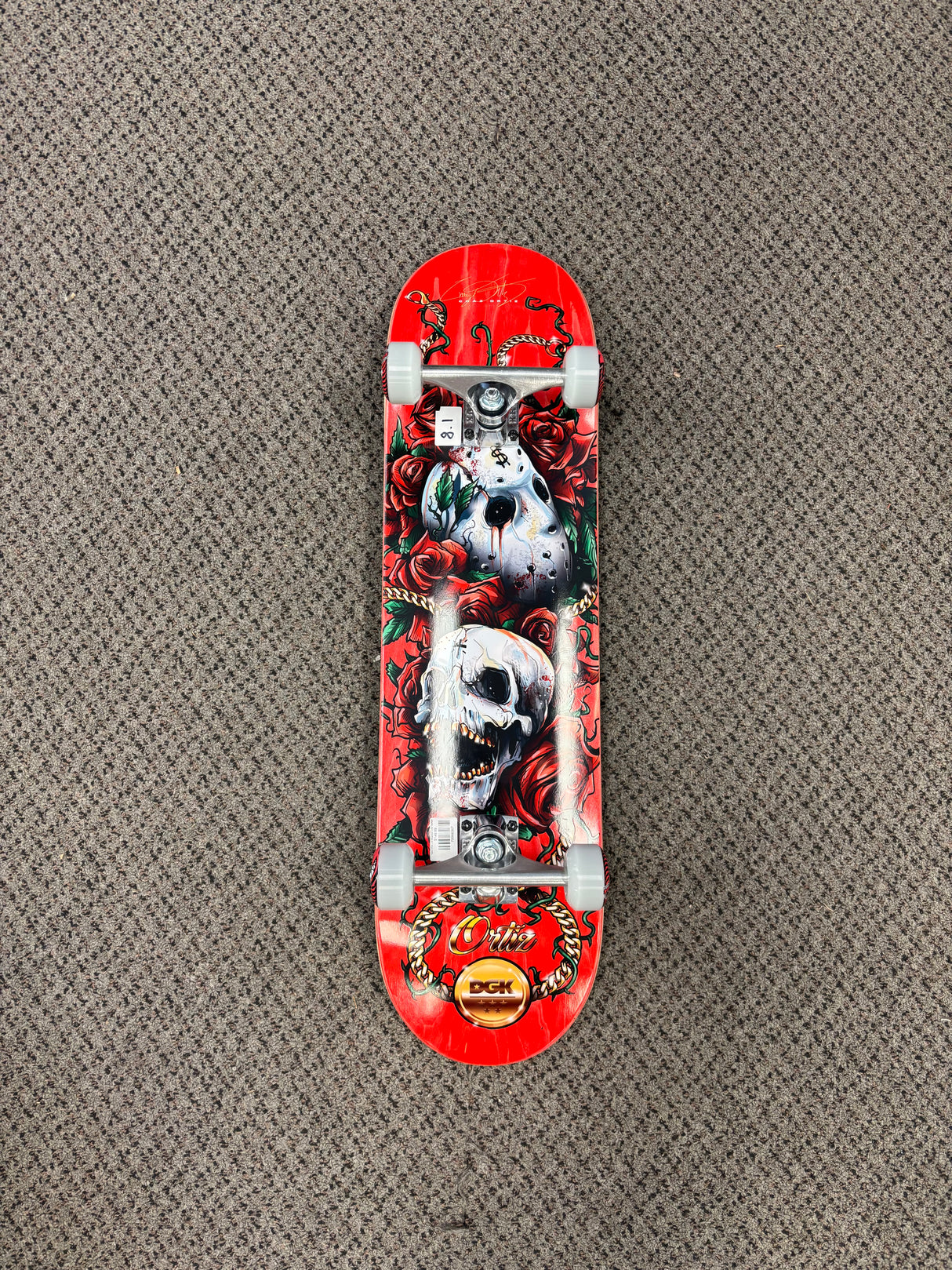 Sale DGK Los Muertos Ortiz Skateboard Complete 8.1"