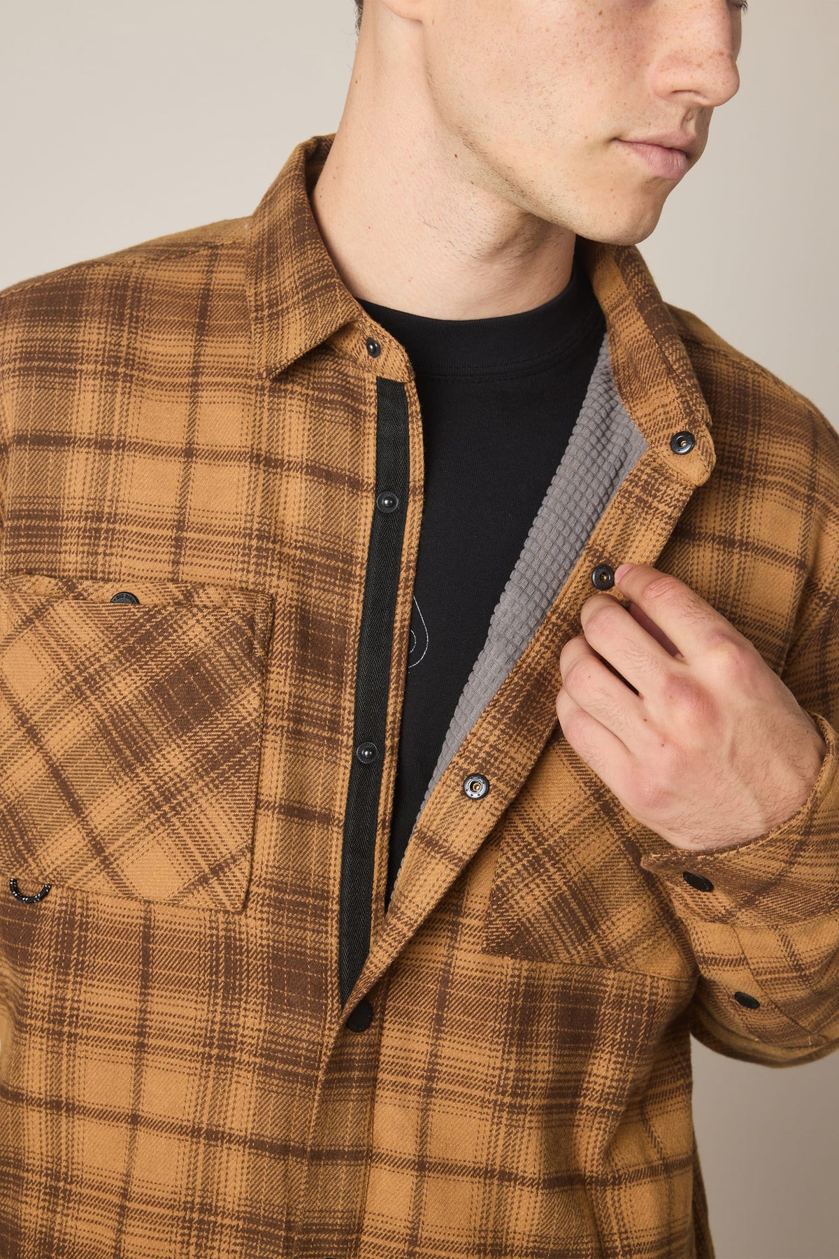 686 Heat Grid Flannel