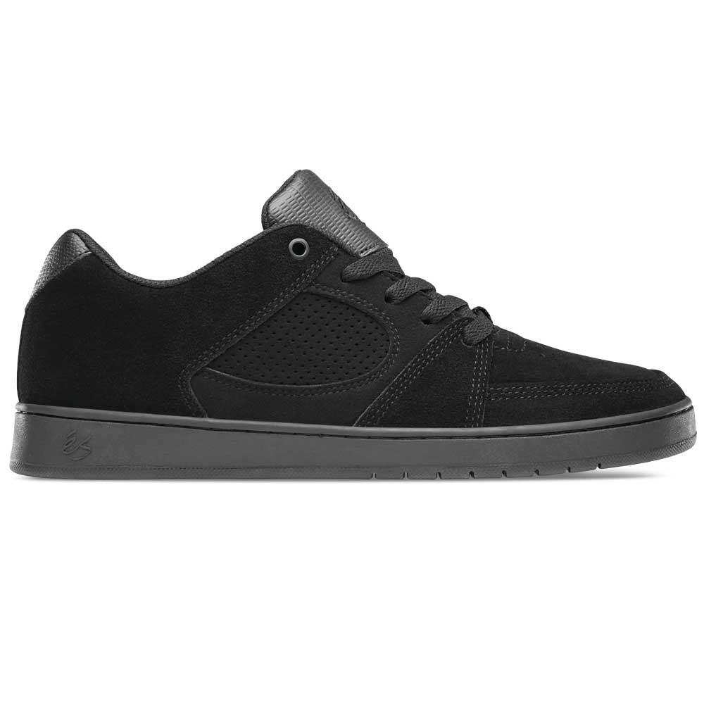 Es Accel Slim Skate Shoes - Black/Black/Black