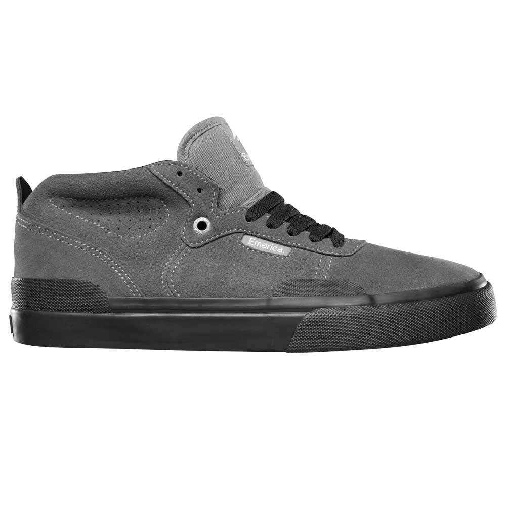 Emerica Pillar X Matisse Banc Skate Shoes - Grey/Black/Suede
