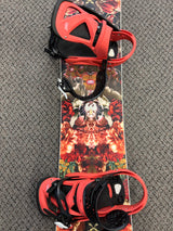 Pre owned Never Summer Aura 150 Women's Snowboard & Burton Lexa Bindings