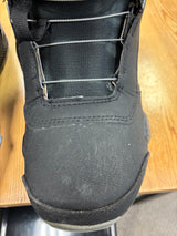 Pre Owned Burton Ruler Step On Snowboard Boot Size 10.5 & new Burton Reflex Step On Binding Medium Black
