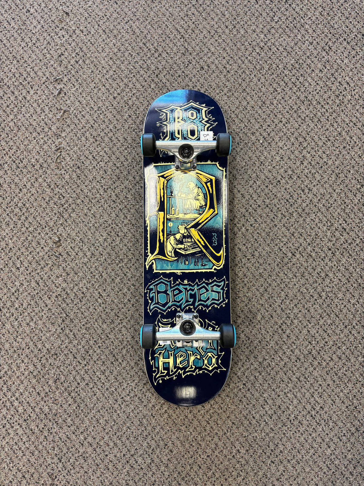 Anti Hero Raney Medieval Skateboard Complete 8.5"